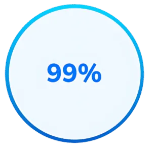 99% uptime badge