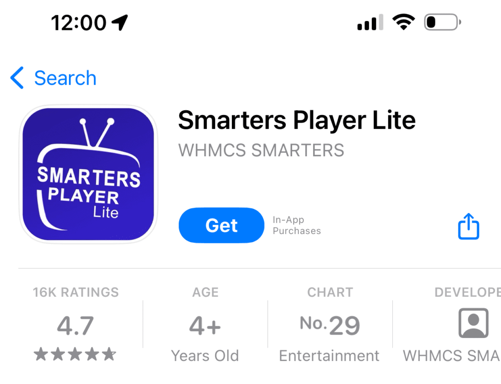iptv smarters lite app store download for xtreme hd iptv setup